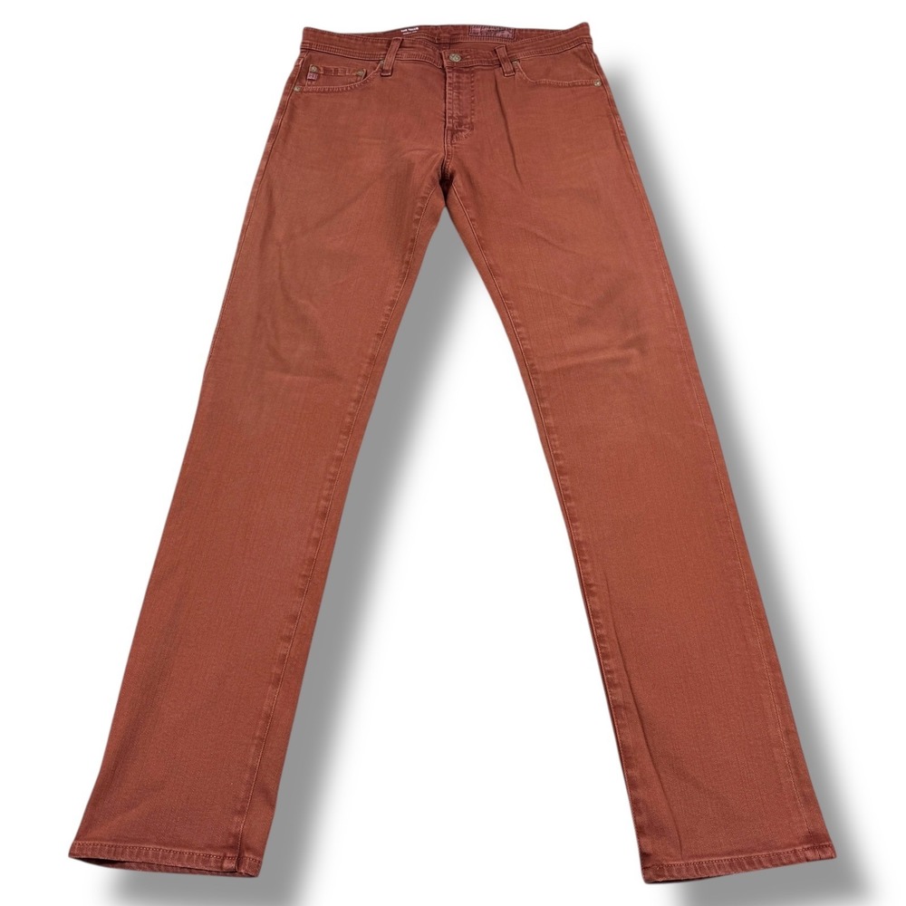 Adriano Goldschmied Jeans The Tellis Modern Slim Fit Jeans Mens Size 32x34 Brick - Picture 2 of 11